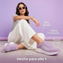 Cargar imagen en el visor de la galería, GoRun – Tenis Deportivos y comodos para Mujer - Malla Transpirable con Detalles
