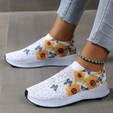 Cargar imagen en el visor de la galería, Zapatillas de mujer con estampado floral ultra confortables
