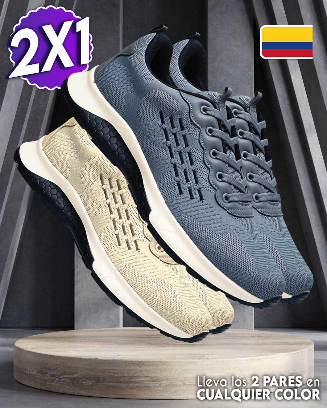 2.0 SportPlus - Lleva 1 Par y de regalo llevas 1 Par adicional ¡GRATIS!