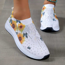 Cargar imagen en el visor de la galería, Zapatillas de mujer con estampado floral ultra confortables
