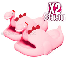 Cargar imagen en el visor de la galería, Dino Slippers 2X1® Originales - Lleva 1 Par y de regalo llevas 1 Par adicional ¡GRATIS!
