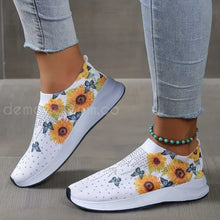 Cargar imagen en el visor de la galería, Zapatillas de mujer con estampado floral ultra confortables
