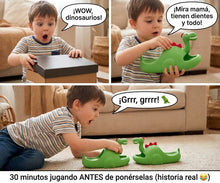 Cargar imagen en el visor de la galería, Dino Slippers 2X1® Originales - Lleva 1 Par y de regalo llevas 1 Par adicional ¡GRATIS!
