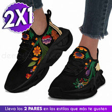 Cargar imagen en el visor de la galería, Zapatillas de diseño floral - ¡Super oferta de 2X1! Paga 1 par y lleva el 2do ¡GRATIS!
