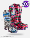 Botas Impermeables Amazonas 2X1®: Lleva 1 Par y de regalo llevas 1 Par adicional ¡GRATIS!