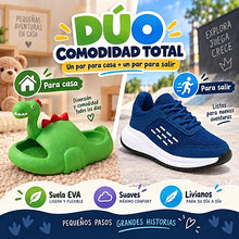Cargar imagen en el visor de la galería, Tenis para niño GoRun + Sandalias Dino - Comodidad de la casa a la calle

