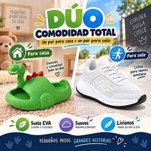 Cargar imagen en el visor de la galería, Tenis para niño GoRun + Sandalias Dino - Comodidad de la casa a la calle
