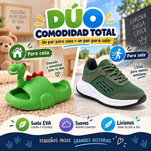 Cargar imagen en el visor de la galería, Tenis para niño GoRun + Sandalias Dino - Comodidad de la casa a la calle
