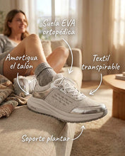 Cargar imagen en el visor de la galería, GoRun – Tenis Deportivos y comodos para  Mujer - Malla Transpirable con Detalles
