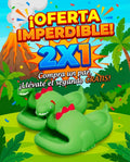 Dino Slippers 2X1® Originales - Lleva 1 Par y de regalo llevas 1 Par adicional ¡GRATIS!