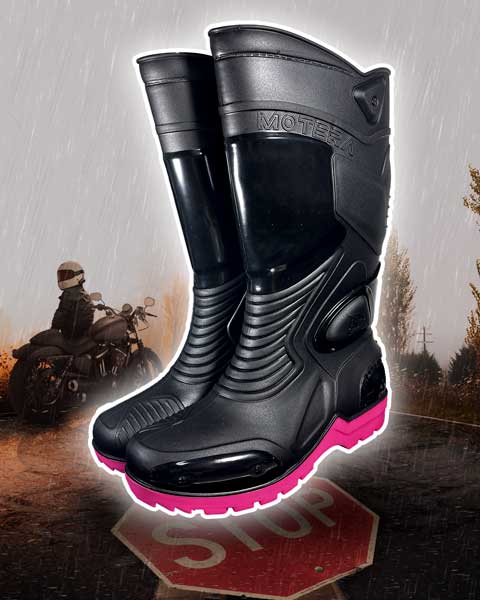 botas caucho botas lluvia moto